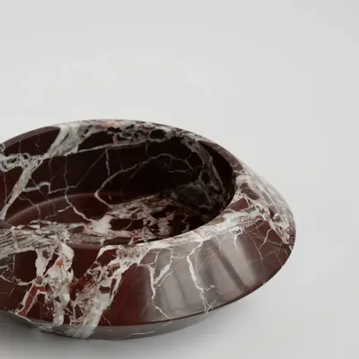 Platter and bowls - ROSSO LEVANTO MARBLE ECLIPSE - KIWANO CONCEPT