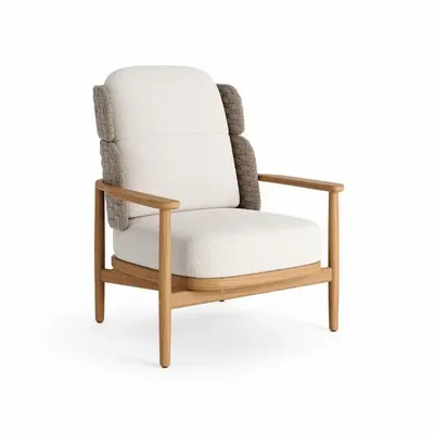 Canapés de jardin - Boho Sofa 1seat High back - JATI KEBON