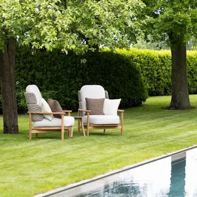 Canapés de jardin - Boho Sofa 1seat High back - JATI KEBON