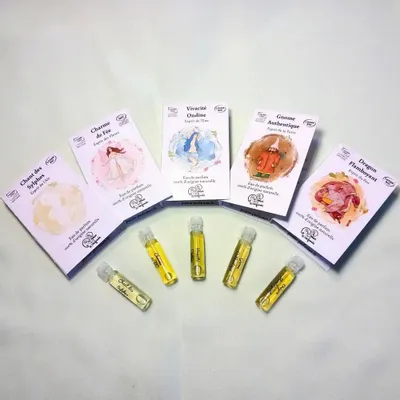 Parfums pour soi et eaux de toilette - Eaux de parfum naturelles - Kit échantillons 5 Esprits de la Nature - POÉSIE PARFUMÉE