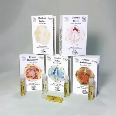 Parfums pour soi et eaux de toilette - Eaux de parfum naturelles - Kit échantillons 5 Esprits de la Nature - POÉSIE PARFUMÉE