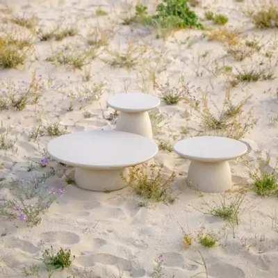 Tables de jardin - Dome Coffee table - JATI KEBON