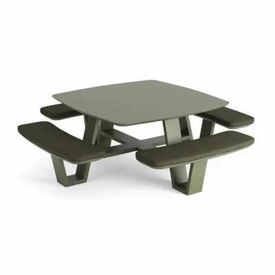 Tables de jardin - Squadro Dining table - JATI KEBON