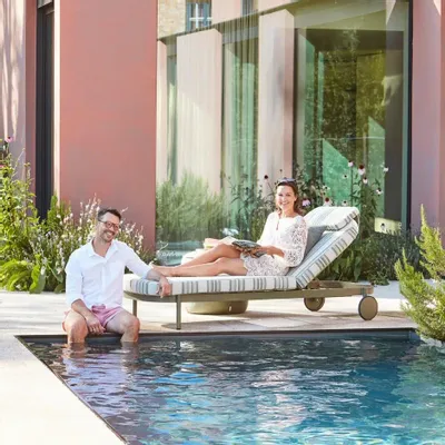 Deck chairs - Ava Sunlounger - JATI KEBON