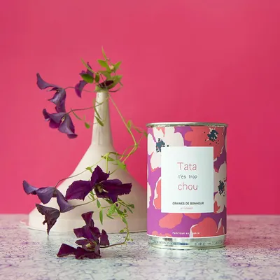 Cadeaux - Kit à semer "Tata t'es trop chou" - MAUVAISES GRAINES