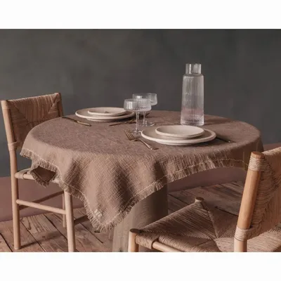 Nappes - Mini nappe MOZZARELLA 100x100cm - BED AND PHILOSOPHY