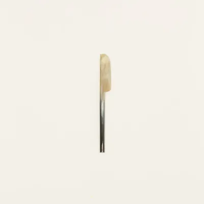 Kitchen utensils - Set of 6 "Baguette" butter knife in black and white horn - L INDOCHINEUR X RIVÊT