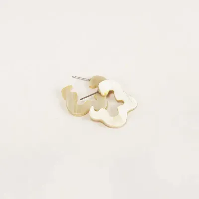 Jewelry - Blond horn Azote earrings - L INDOCHINEUR X RIVÊT