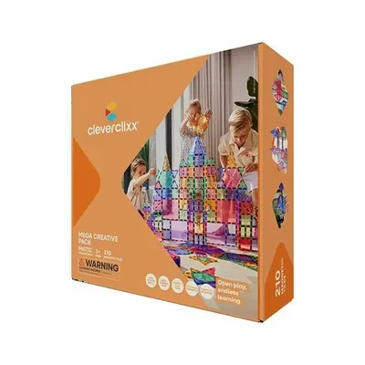 Jouets enfants - Mega Creative Pack Pastel 210 pièces - CLEVERCLIXX BV