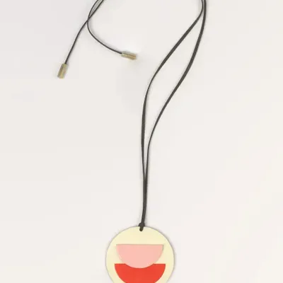 Jewelry - Pendant in horn and tricolor lacquer - L INDOCHINEUR X RIVÊT