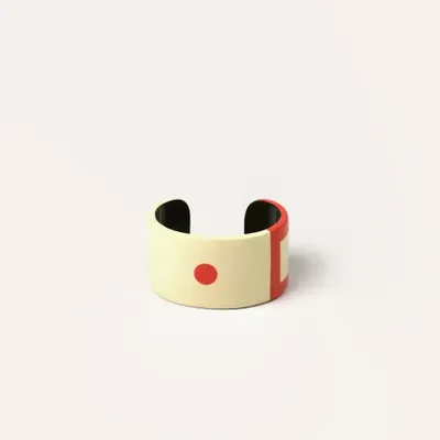 Bracelets - Horn and lacquer cuff size M - L INDOCHINEUR X RIVÊT