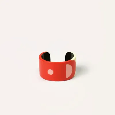 Bracelets - Horn and lacquer cuff size M - L INDOCHINEUR X RIVÊT