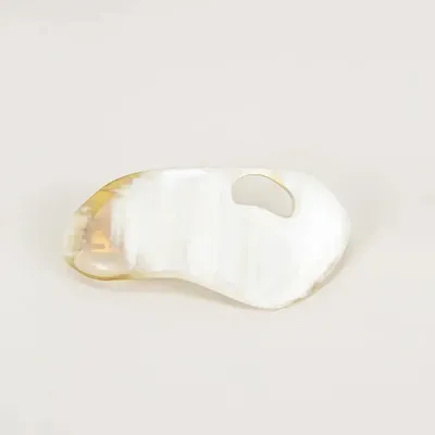 Barrettes - Barrette Minéral en corne blonde - L INDOCHINEUR X RIVÊT