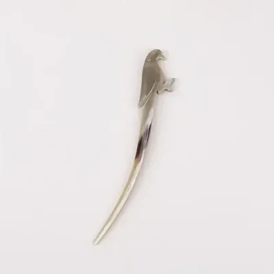 Barrettes - Falcon hairpin in plain black horn - L INDOCHINEUR X RIVÊT