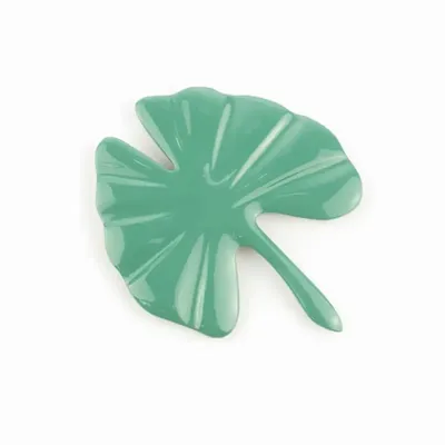 Brooches - Large ginkgo brooch in blond horn - L INDOCHINEUR X RIVÊT