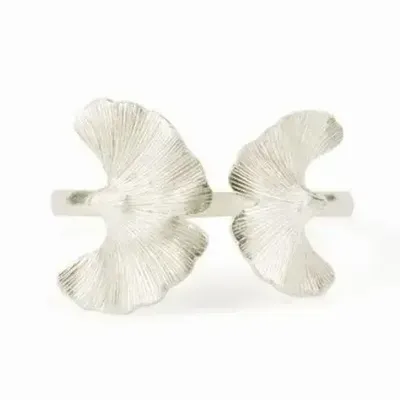 Bracelets - Inside-ward gingko bracelet in coppery brass - L INDOCHINEUR X RIVÊT