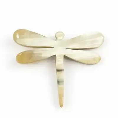 Brooches - Dragonfly brooch in blond horn - L INDOCHINEUR X RIVÊT