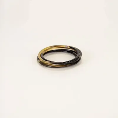 Bracelets - Bracelets semainier en corne blonde taille M - L INDOCHINEUR X RIVÊT