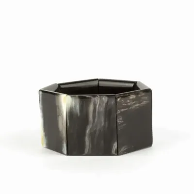 Bracelets - Bracelet articulé 7 plaques en corne blonde - L INDOCHINEUR X RIVÊT