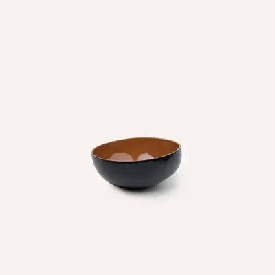Bowls - Coconut bowl tobacco and black lacquer - L INDOCHINEUR X RIVÊT