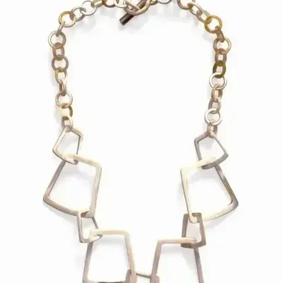 Jewelry - Blond horn trapeze rings necklace - L INDOCHINEUR X RIVÊT