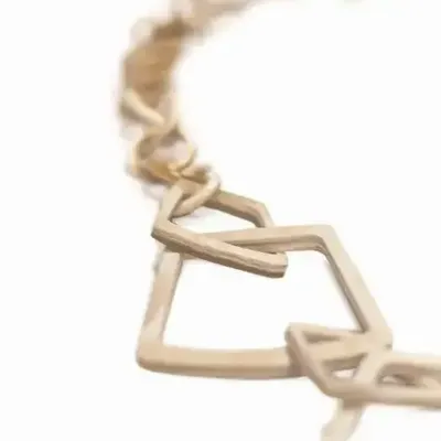 Jewelry - Blond horn trapeze rings necklace - L INDOCHINEUR X RIVÊT