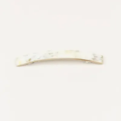 Barrettes - Long rectangular barrette in black african horn - L INDOCHINEUR X RIVÊT