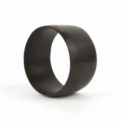 Bracelets - Broad marbled black horn bracelet in Size L - L INDOCHINEUR X RIVÊT