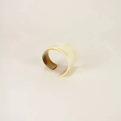 Bracelets - Comma bracelet in blond horn in Size L - L INDOCHINEUR X RIVÊT