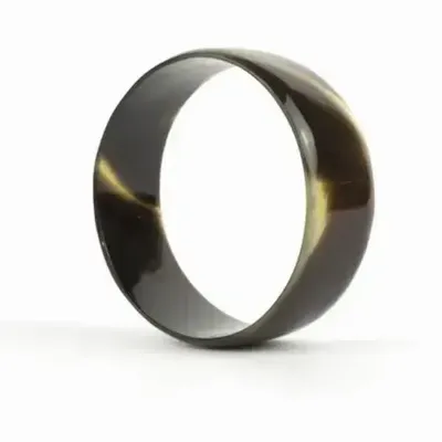 Bracelets - Bracelet plat en corne blonde taille S - L INDOCHINEUR X RIVÊT