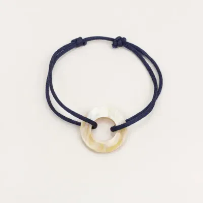 Bracelets - Round cord bracelet in blond horn - L INDOCHINEUR X RIVÊT