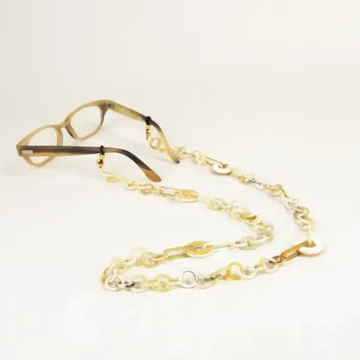 Glasses - Figure glasses chain in blond horn - L INDOCHINEUR X RIVÊT