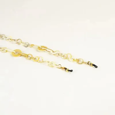 Glasses - Figure glasses chain in blond horn - L INDOCHINEUR X RIVÊT