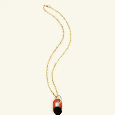 Jewelry - Bacchia pendant in horn and black cord lacquer - L INDOCHINEUR X RIVÊT