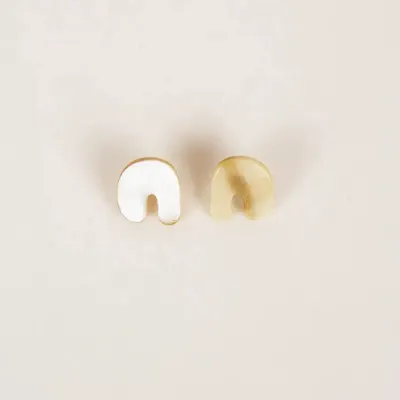 Jewelry - Blond horn Sel earrings - L INDOCHINEUR X RIVÊT
