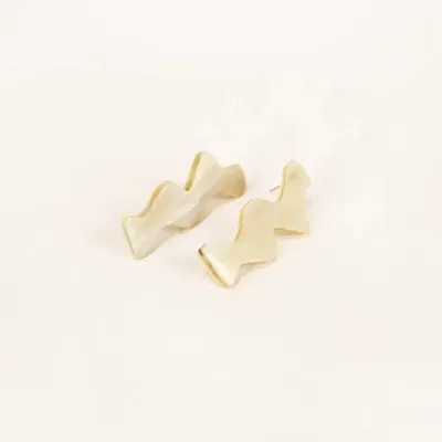 Jewelry - Blond horn Flux earrings - L INDOCHINEUR X RIVÊT