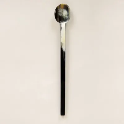 Kitchen utensils - Black and white horn jam spoon - L INDOCHINEUR X RIVÊT