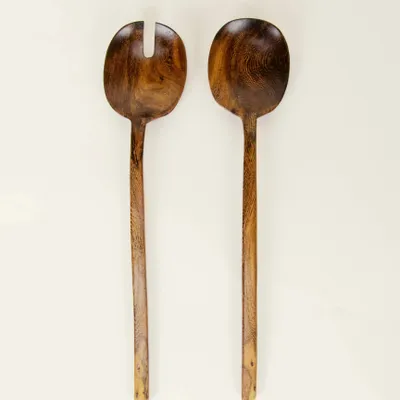 Kitchen utensils - Large Baguette cutlery in wood - L INDOCHINEUR X RIVÊT