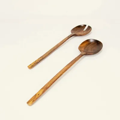 Kitchen utensils - Large Baguette cutlery in wood - L INDOCHINEUR X RIVÊT