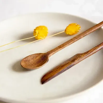 Kitchen utensils - Baguette jam spoons in wood - L INDOCHINEUR X RIVÊT