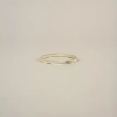 Bracelets - Bandeau bracelet in blond horn and yellow lacquer, size S - L INDOCHINEUR X RIVÊT