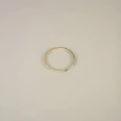 Bracelets - Bracelet Bandeau fin en corne blonde et laque jaune taille S - L INDOCHINEUR X RIVÊT