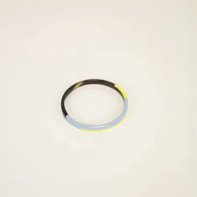 Bracelets - Bangle in hoof and beige-khaki lacquer, size S - L INDOCHINEUR X RIVÊT