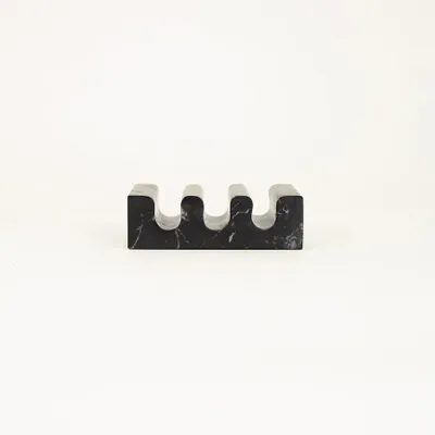 Kitchen utensils - Tacos holder in black Marble - L INDOCHINEUR X RIVÊT