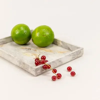 Trays - Large tray Antarés in black marble - L INDOCHINEUR X RIVÊT