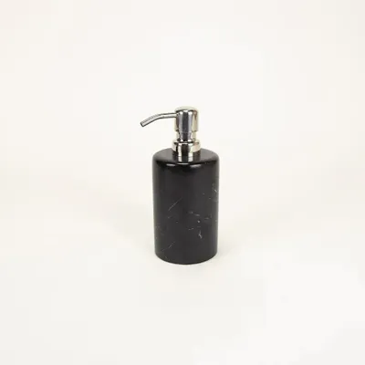 Caskets and boxes - Soap dispenser in black marble - L INDOCHINEUR X RIVÊT