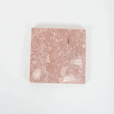 Glass - Sample of pink marble (shiny finish) from Hoa Binh - L INDOCHINEUR X RIVÊT