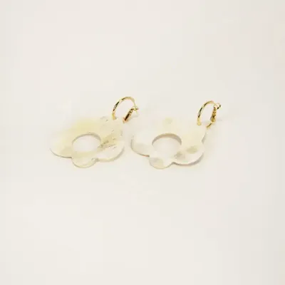 Jewelry - Marguerite earrings in mother-of-pearl - L INDOCHINEUR X RIVÊT