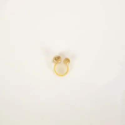 Bijoux - Bague cailloux en corne blonde - L INDOCHINEUR X RIVÊT