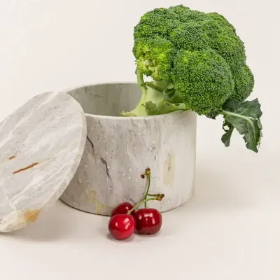 Caskets and boxes - Jupiter box in grey marble - L INDOCHINEUR X RIVÊT